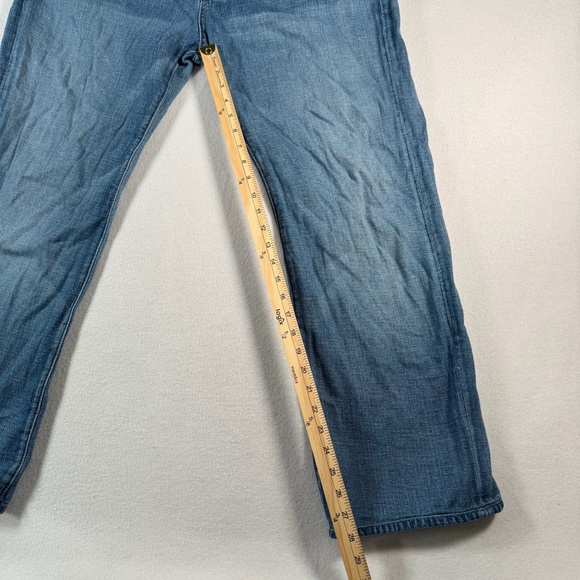 7 for All Mankind Jeans Mens 38 Blue Austyn Straight Mid Rise Medium Wash - Picture 7 of 12